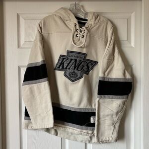 Los Angeles Kings Lace-Up Hockey Hoodie